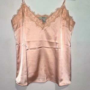 Forever 21 Pink Silk Tank